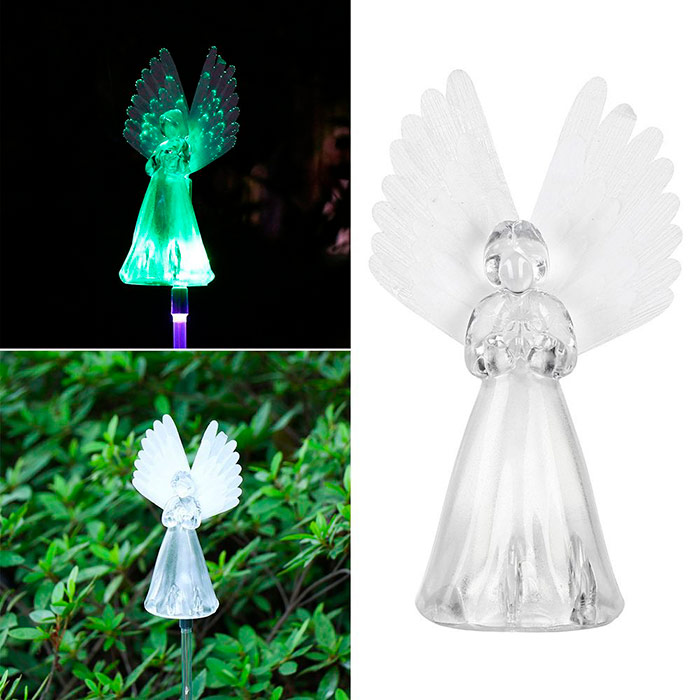 Angels, napenergia lámpa angyal alakban