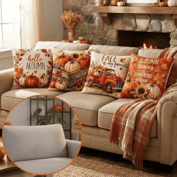 Őszi mintás párnahuzat, AutumnPillows - Image 1