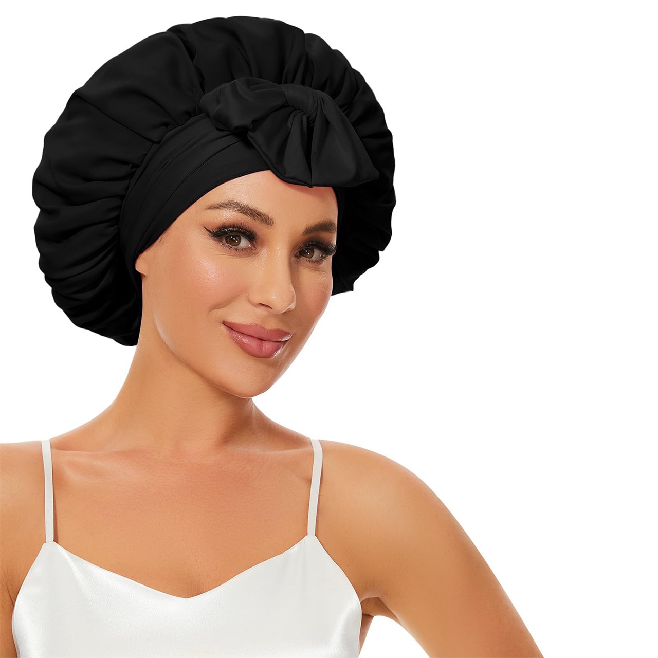 Bonnet, selyem hajpihenő sapka