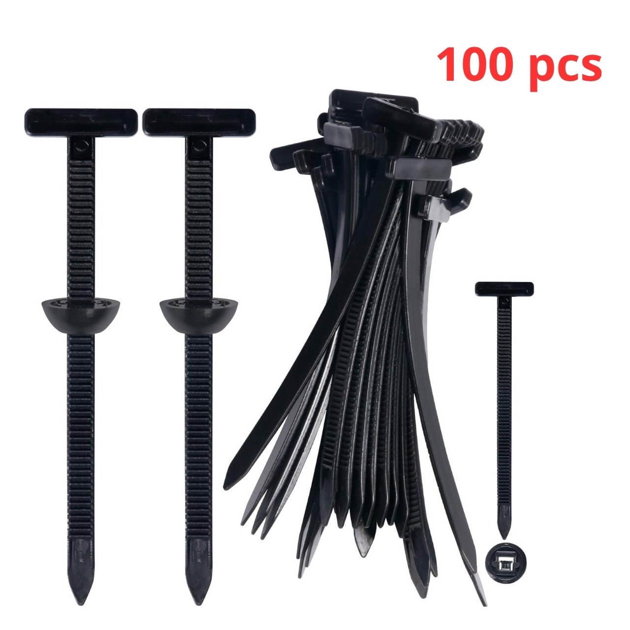 CableTies, nylon kötelek autóipari és univerzális használatra (50 db)