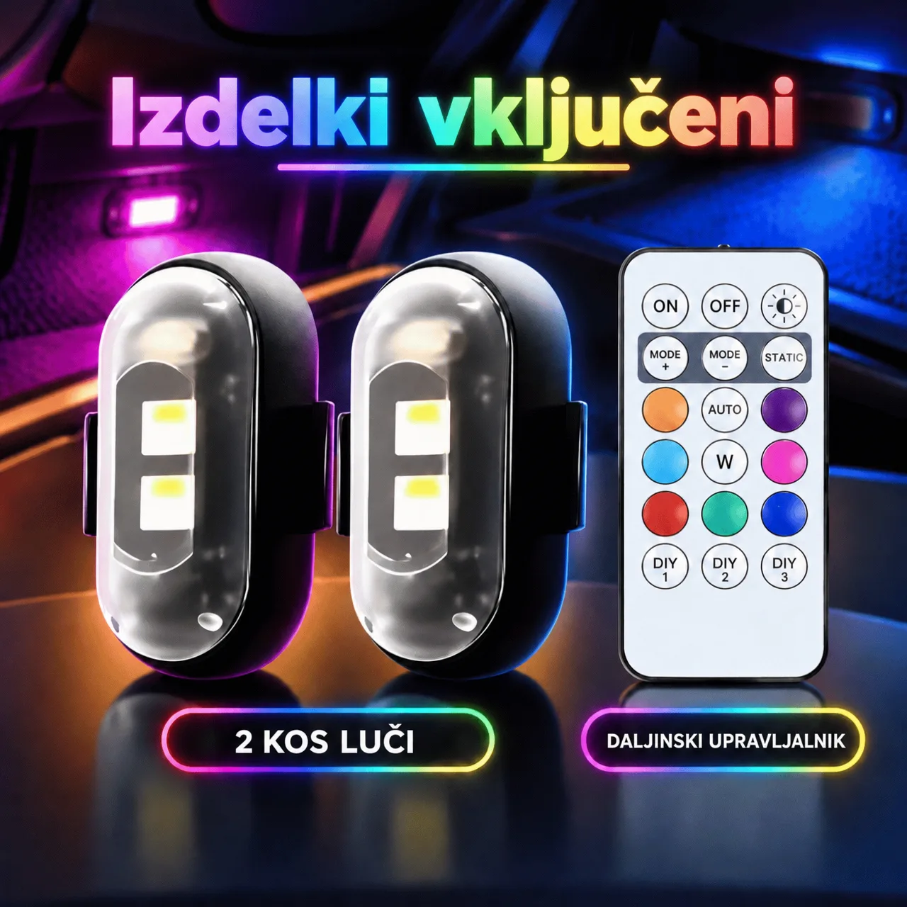Hangulatvilágítás autókhoz LED-del, CarAmbient - Image 2