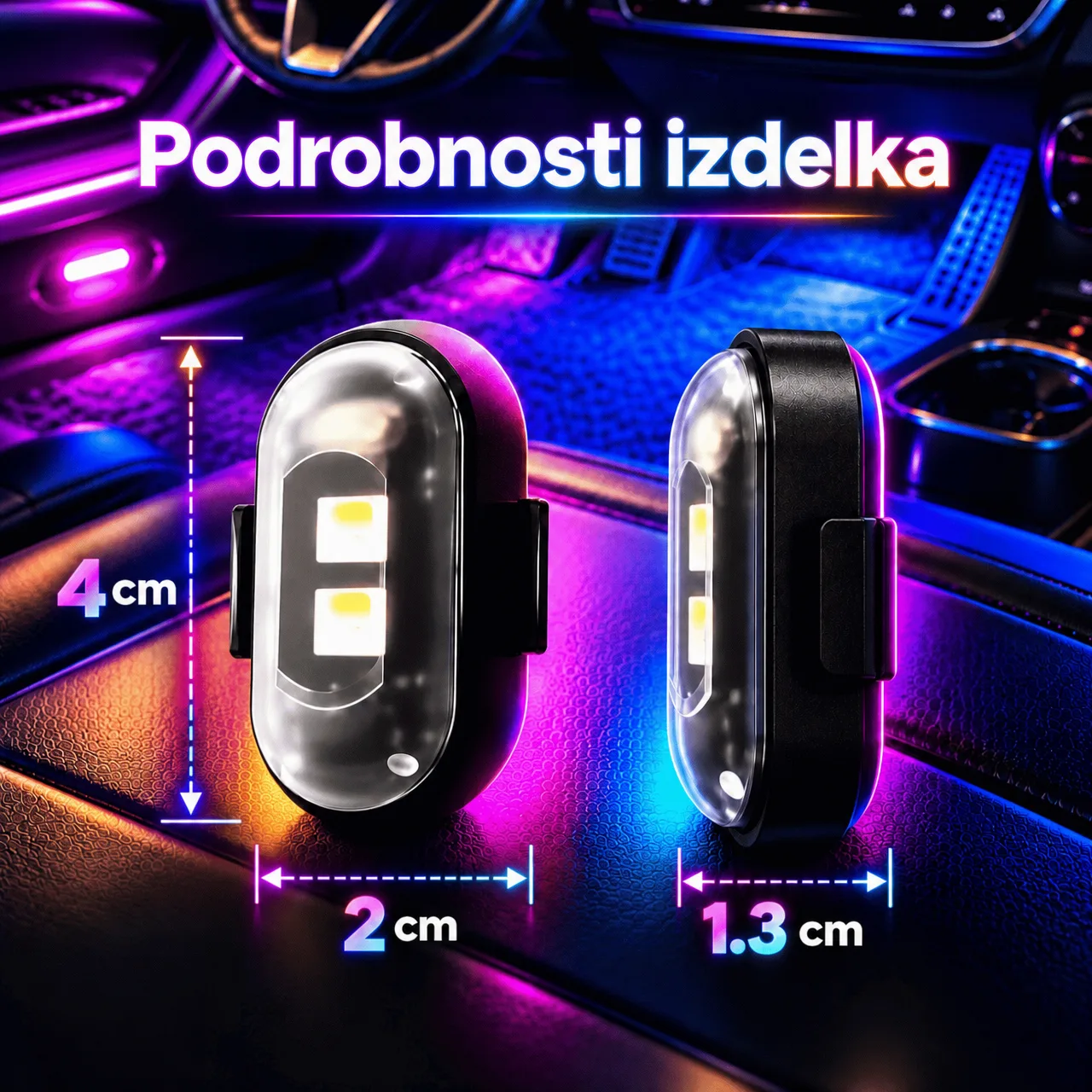 Hangulatvilágítás autókhoz LED-del, CarAmbient - Image 3