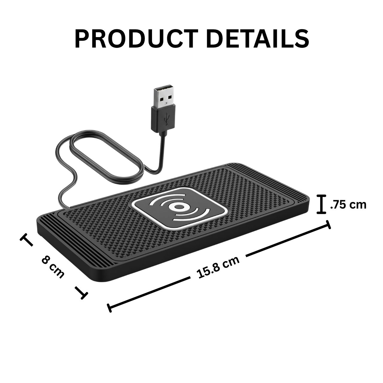 Vezeték nélküli töltőpad telefonokhoz, CarPad - Image 2