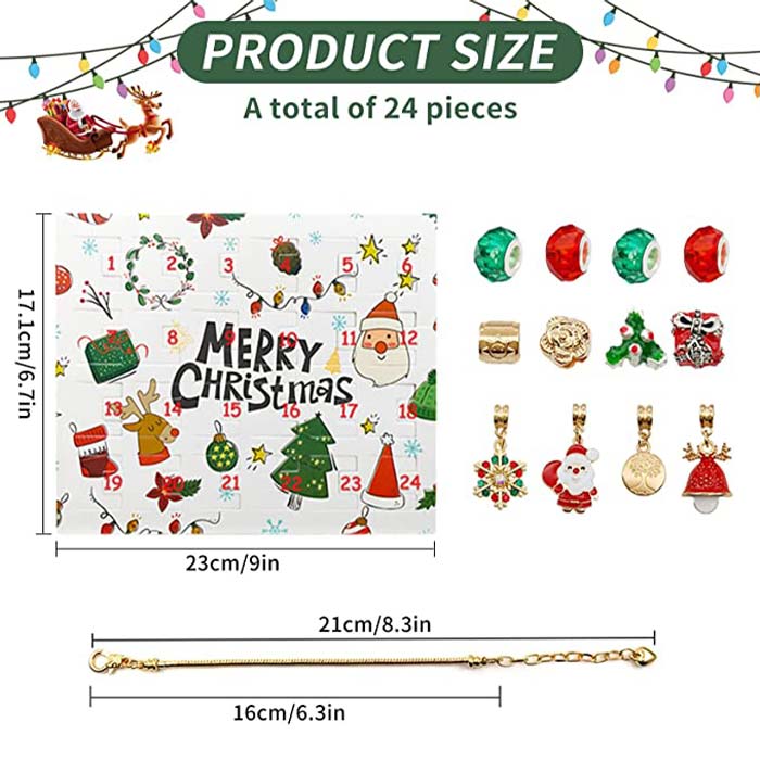 CharmsGiftSet, különleges naptár a karácsonyi ünnepekre – készítse el saját karkötőjét - Image 2