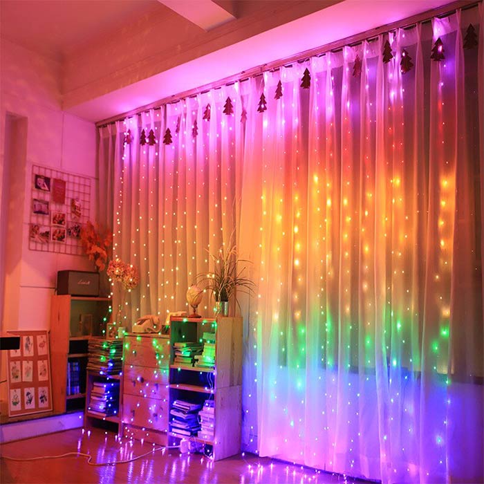 ColorfulCurtain, fényfüggöny 300 darab színes LED lámpával - Image 2