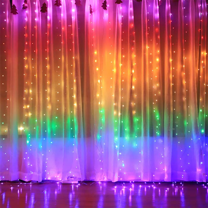 ColorfulCurtain, fényfüggöny 300 darab színes LED lámpával - Image 3