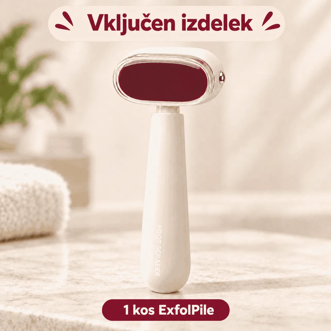 Kétoldalas talpreszelő, ExfolPile - Image 2