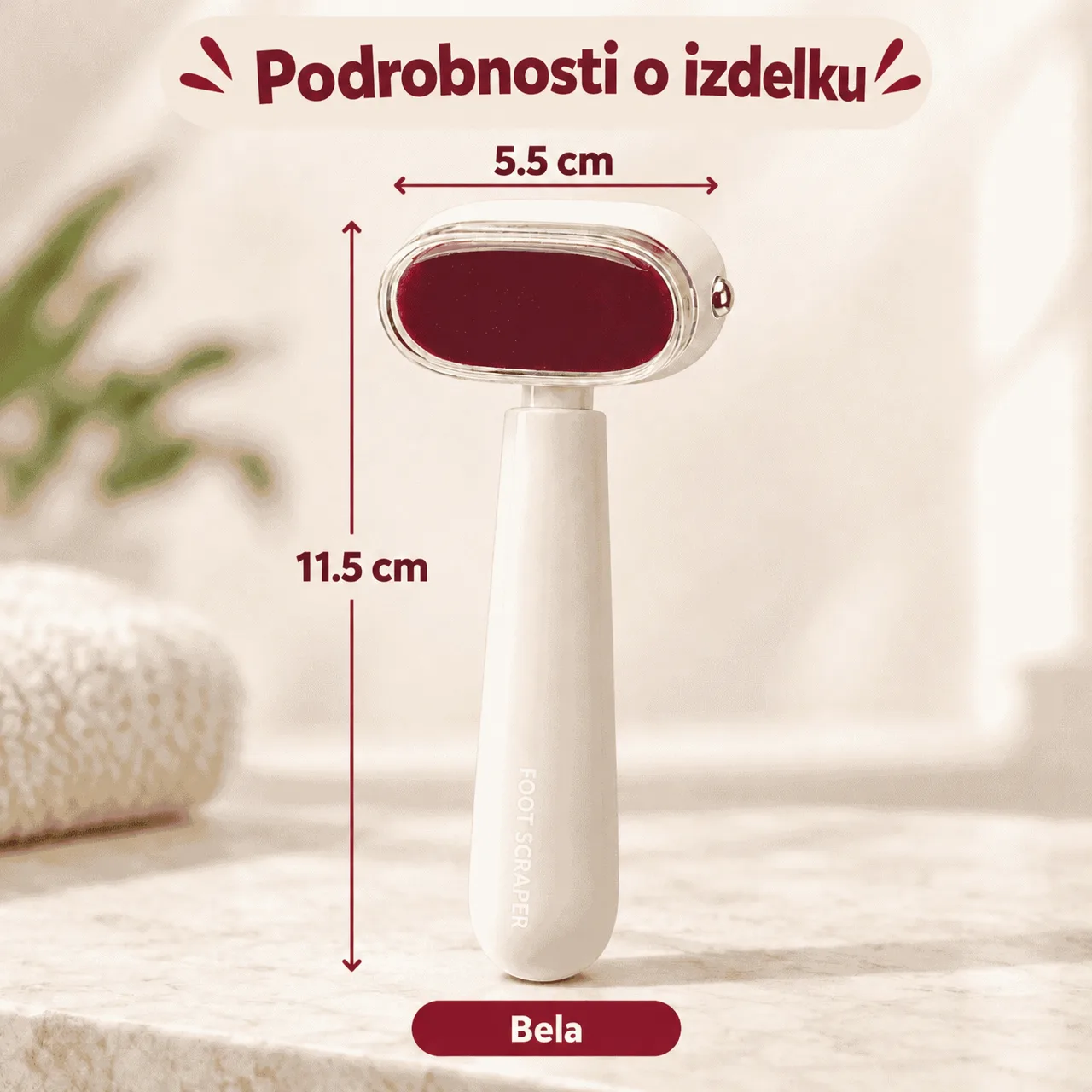 Kétoldalas talpreszelő, ExfolPile - Image 3