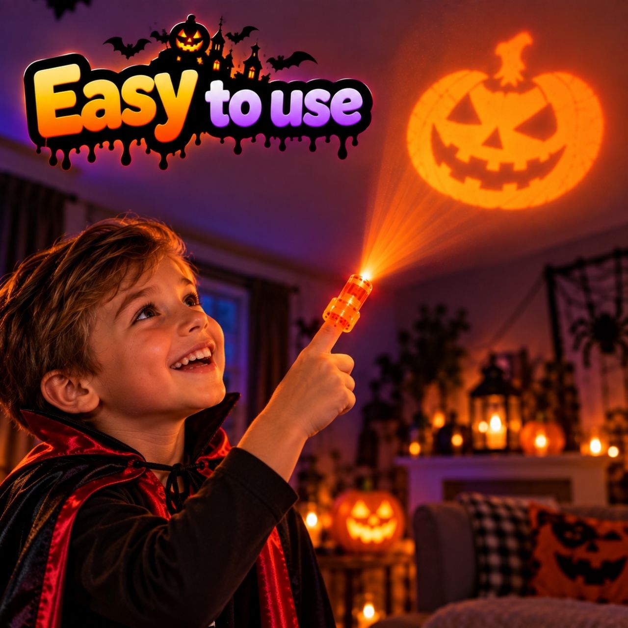 LED-es ujjprojektorok – Halloween, FingerLights - Image 2