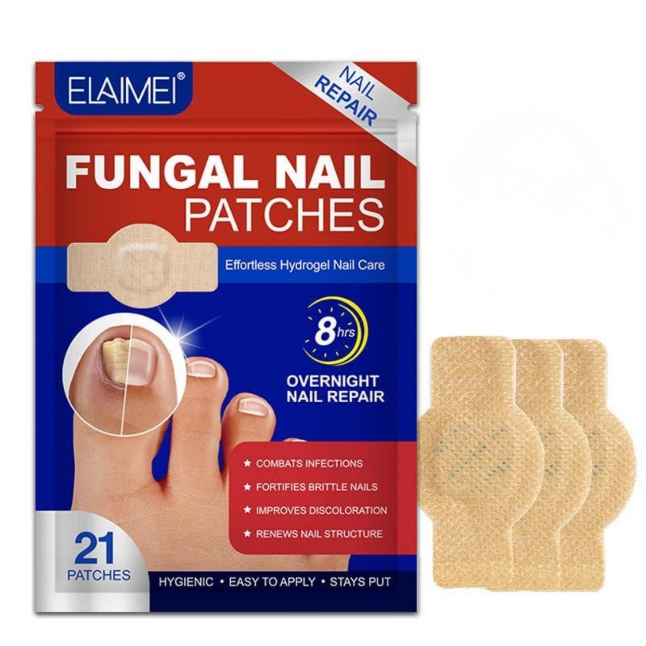 FungalPatches, kozmetikai körömápoló tapaszok (21 db) - Image 2