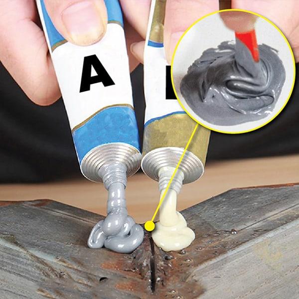 GlueStar, kétkomponensű hideghegesztő ragasztó egyszerű javításokhoz (2 tubus) - Image 6