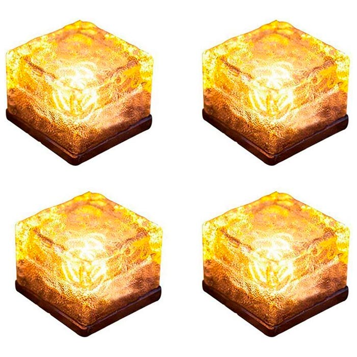 IceCubeLights, kocka alakú napelemes kerti lámpák (2 db)