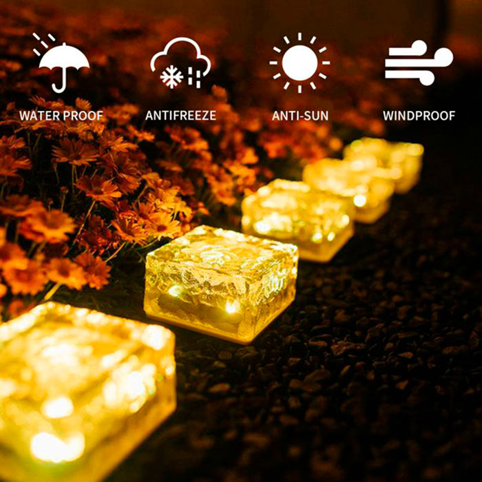 IceCubeLights, kocka alakú napelemes kerti lámpák (2 db) - Image 3