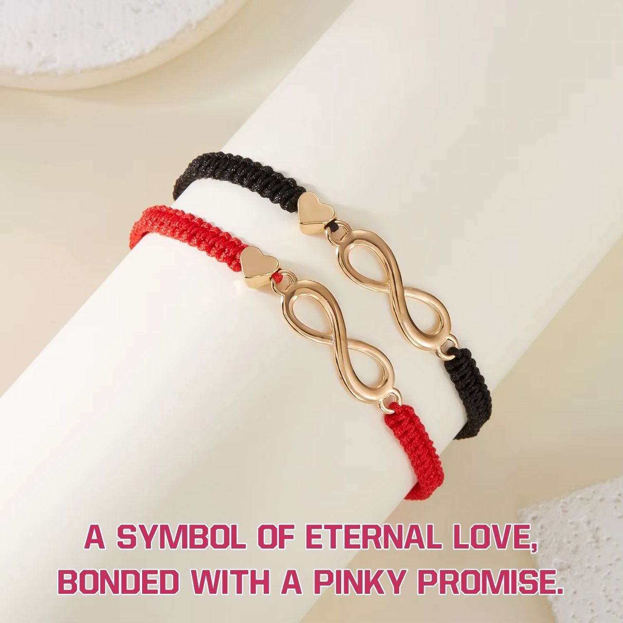InfinityCharm, végtelen szimbólum karkötők (2 db)
