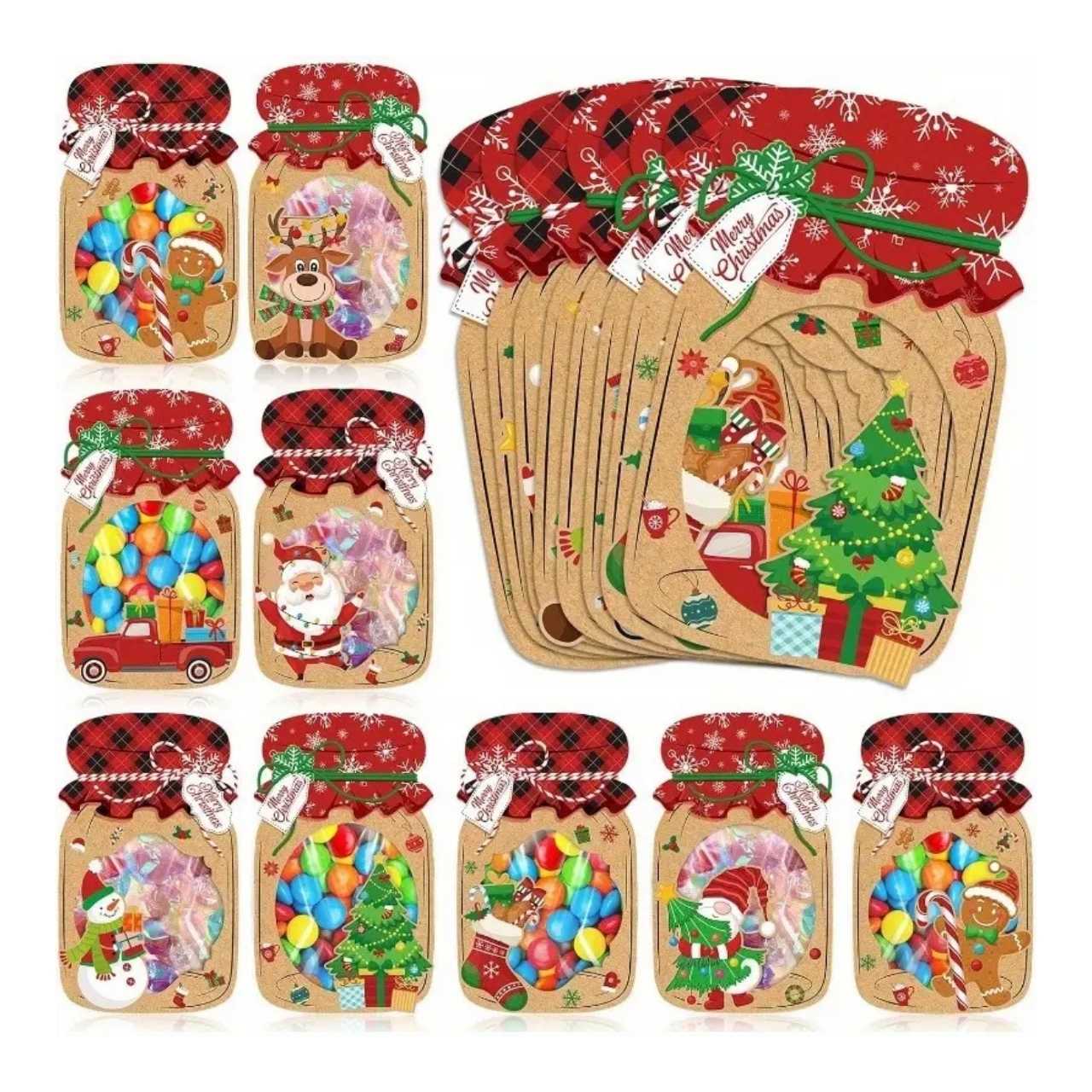 JarGifts, Karácsonyi Ajándékkártya Készlet (48 db) - Image 1
