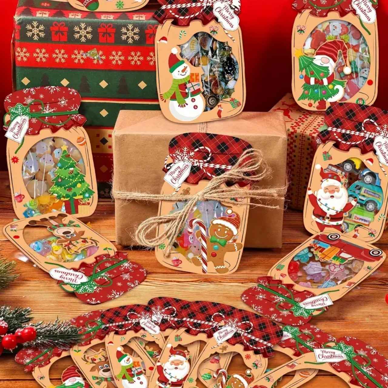 JarGifts, Karácsonyi Ajándékkártya Készlet (48 db) - Image 6