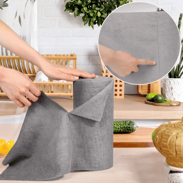 Mikroszálas törlőkendők tekercsben (30 darab), KitchRoll - Image 1