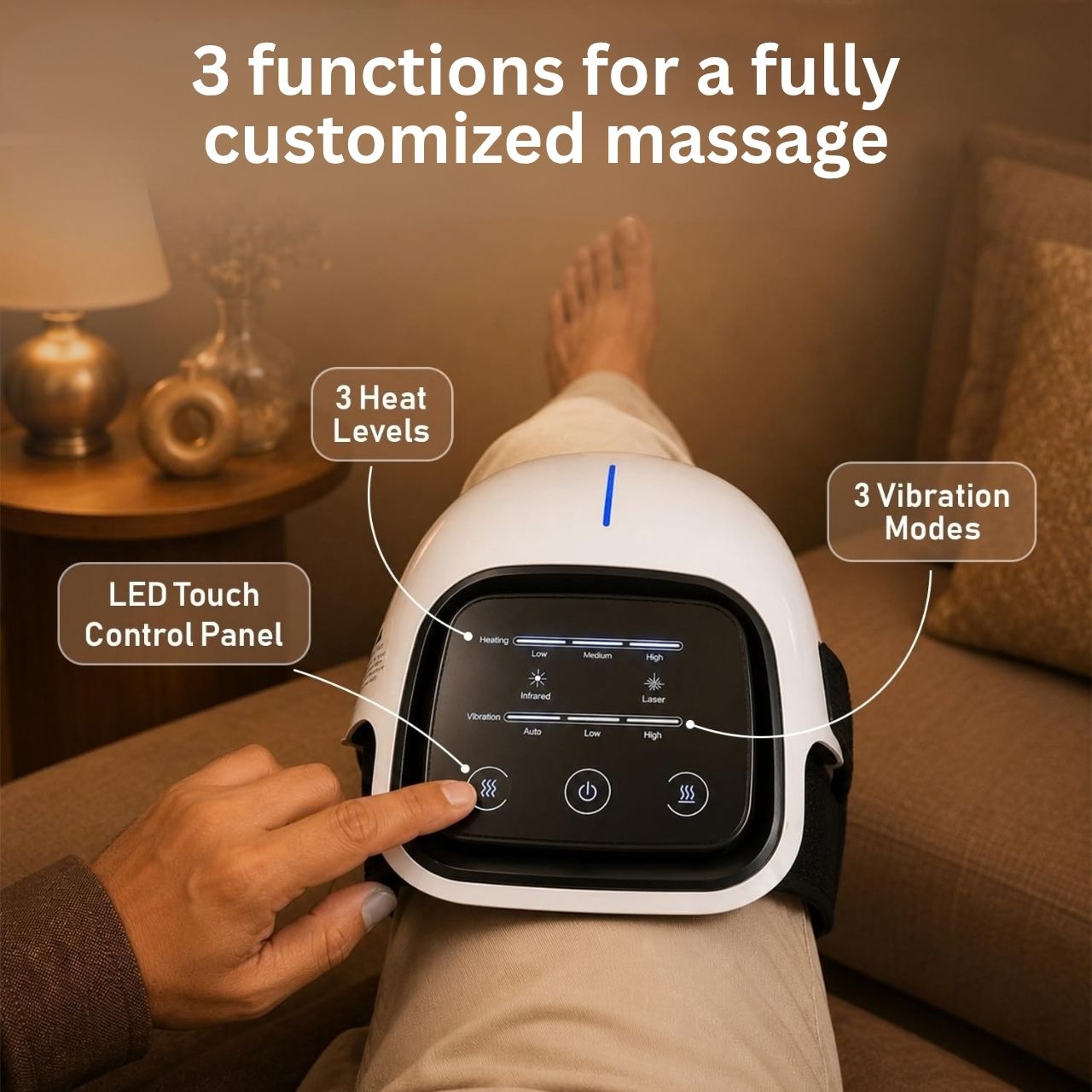 Térdmasszírozó, KneeMassager - Image 3