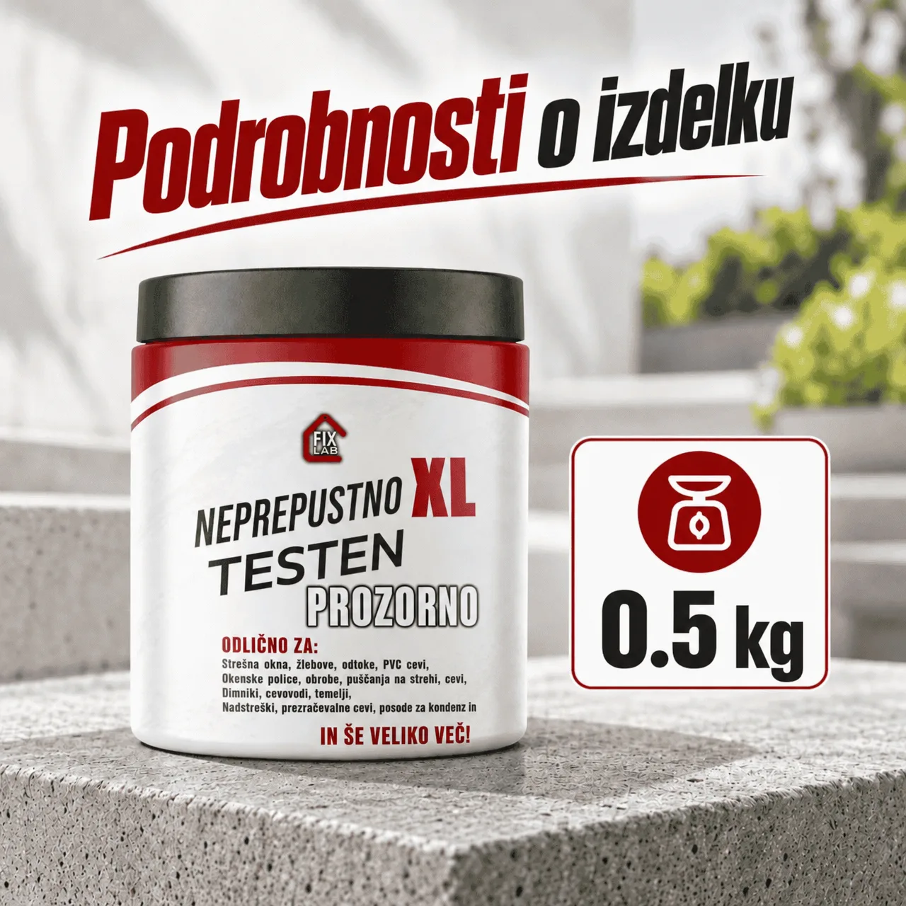 Átlátszó bevonat repedések tömítésére, LeakProof - Image 3