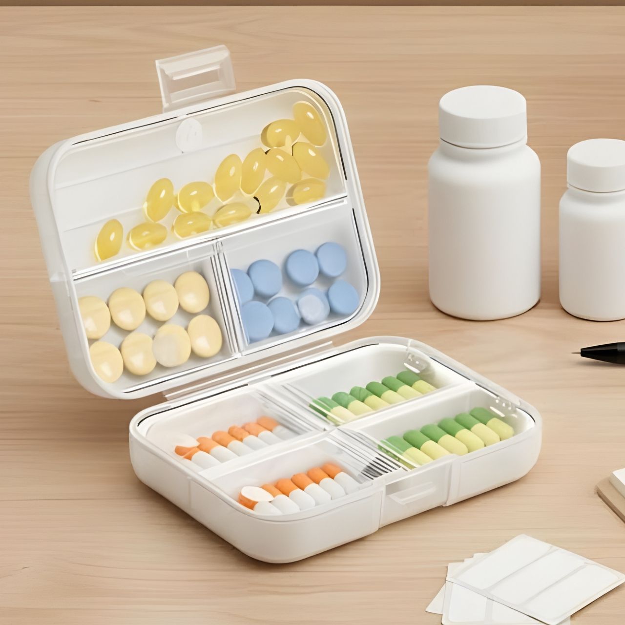 Alkalmas gyógyszerek, vitaminok és egyéb kiegészítők számára