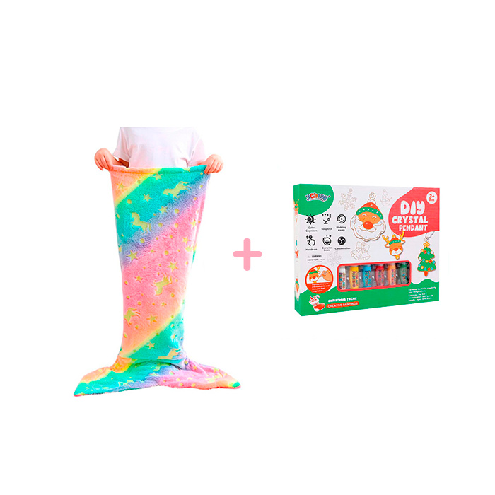 MermaidArtCraft, ajándék készlet egy lány takaróval és egy karácsonyi bájital készlettel INGYEN