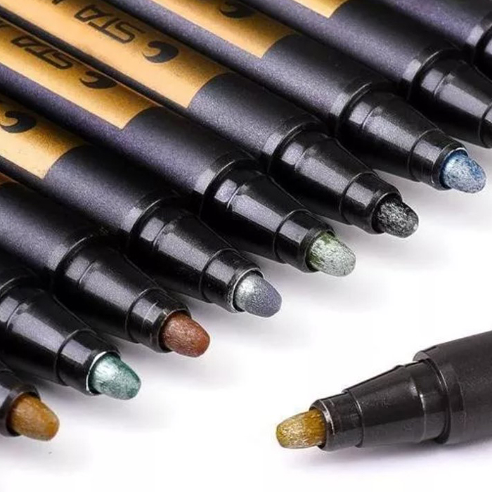 MetallicColorPen, 10 darabos filckészlet tervezéshez - Image 5