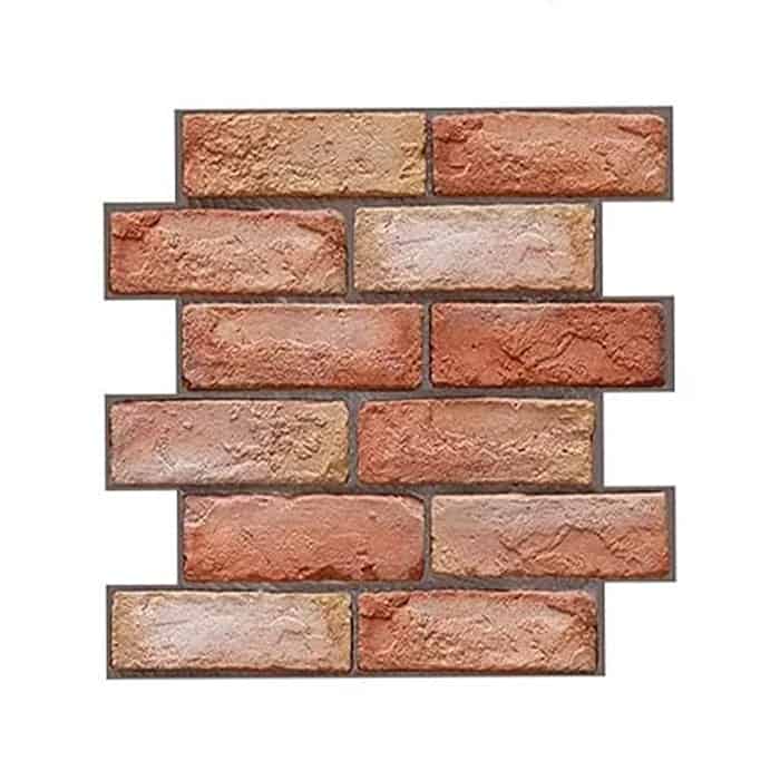 NewYorkWall, narancssárga tégla motivumú öntapadós falmatrica (10 db.)