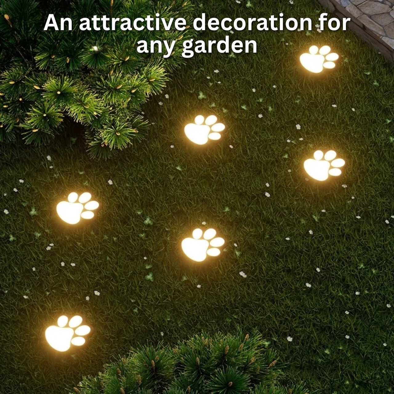 Mancs alakú napelemes LED-lámpák, Paws - Image 6