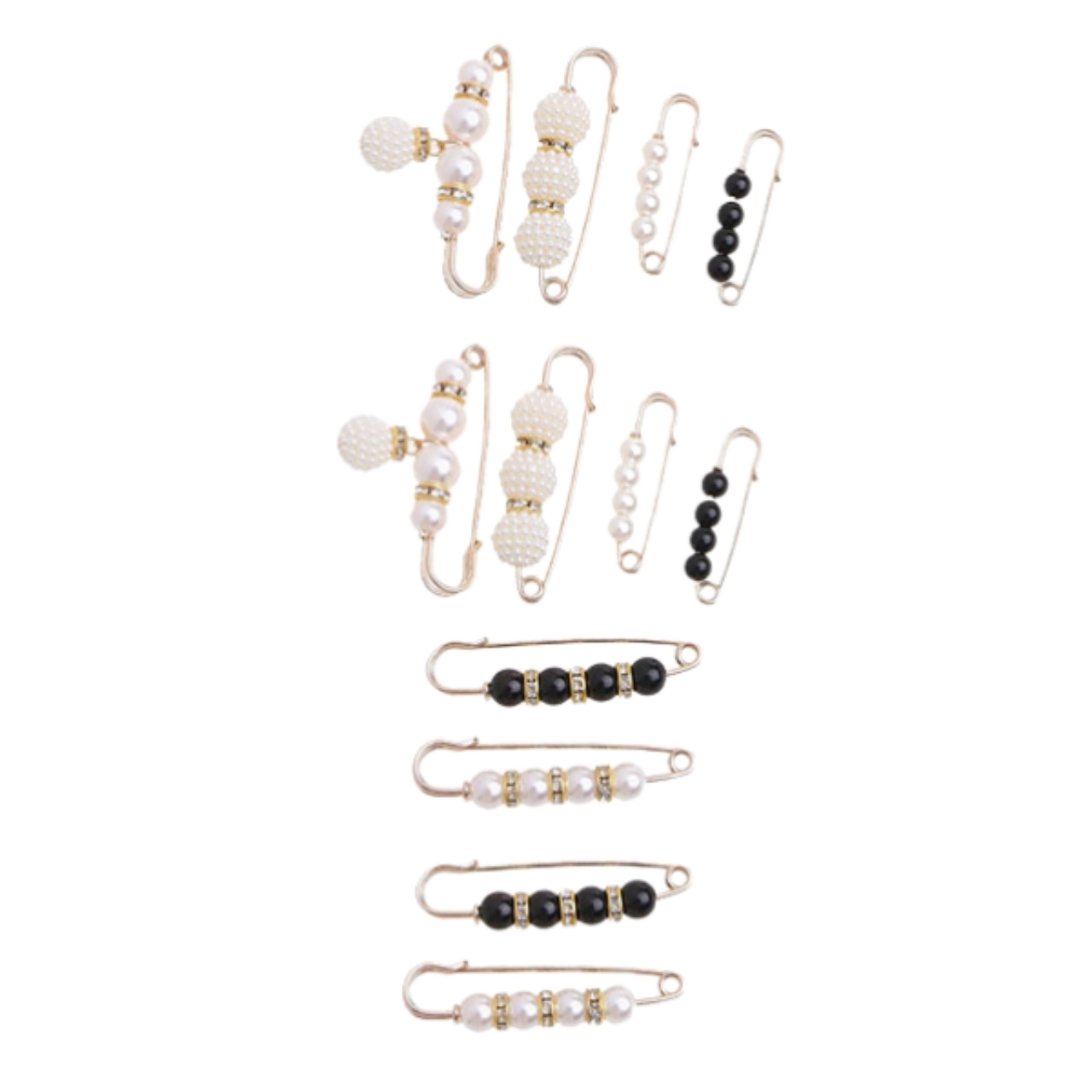 Pearls, elegáns övcsatok (12 darab)