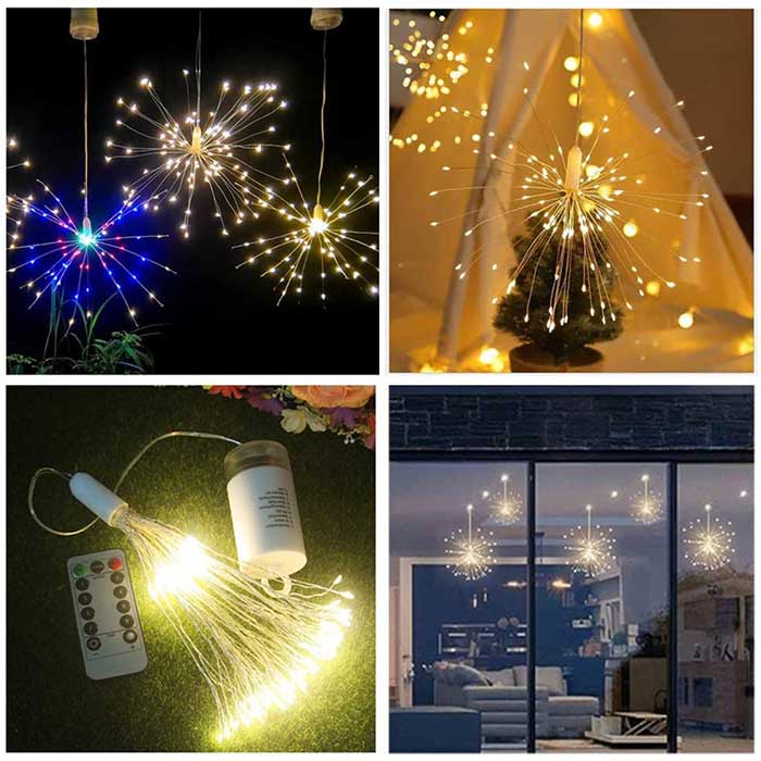 A fény dekoráció 120 LED lámpából áll, amelyek tökéletes dekorációt biztosítanak.