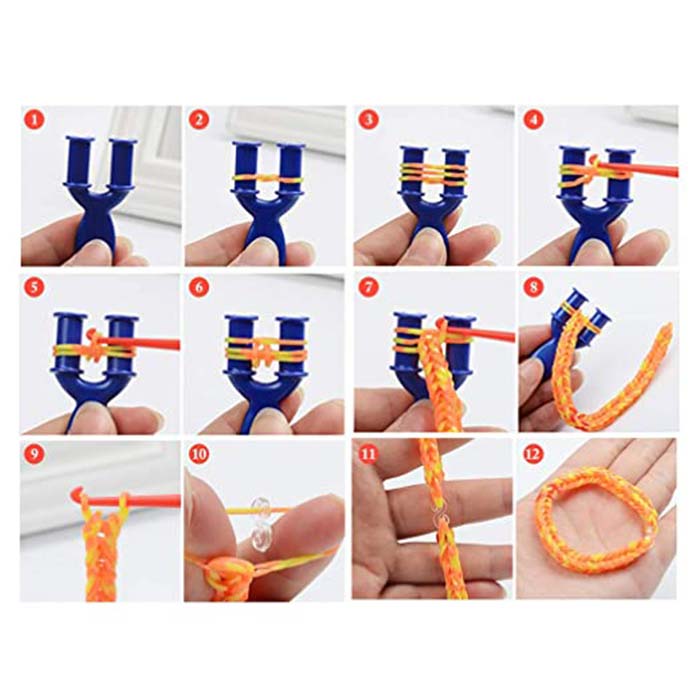 RubberBands egy készlet karkötők, medálok és egyéb kiegészítők készítéséhez