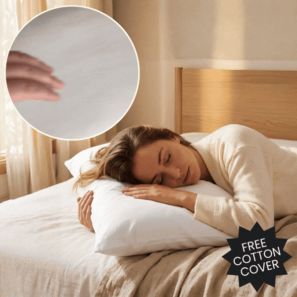 Ergonomikus párna + ingyenes pamut huzat, SetComfy - Image 1