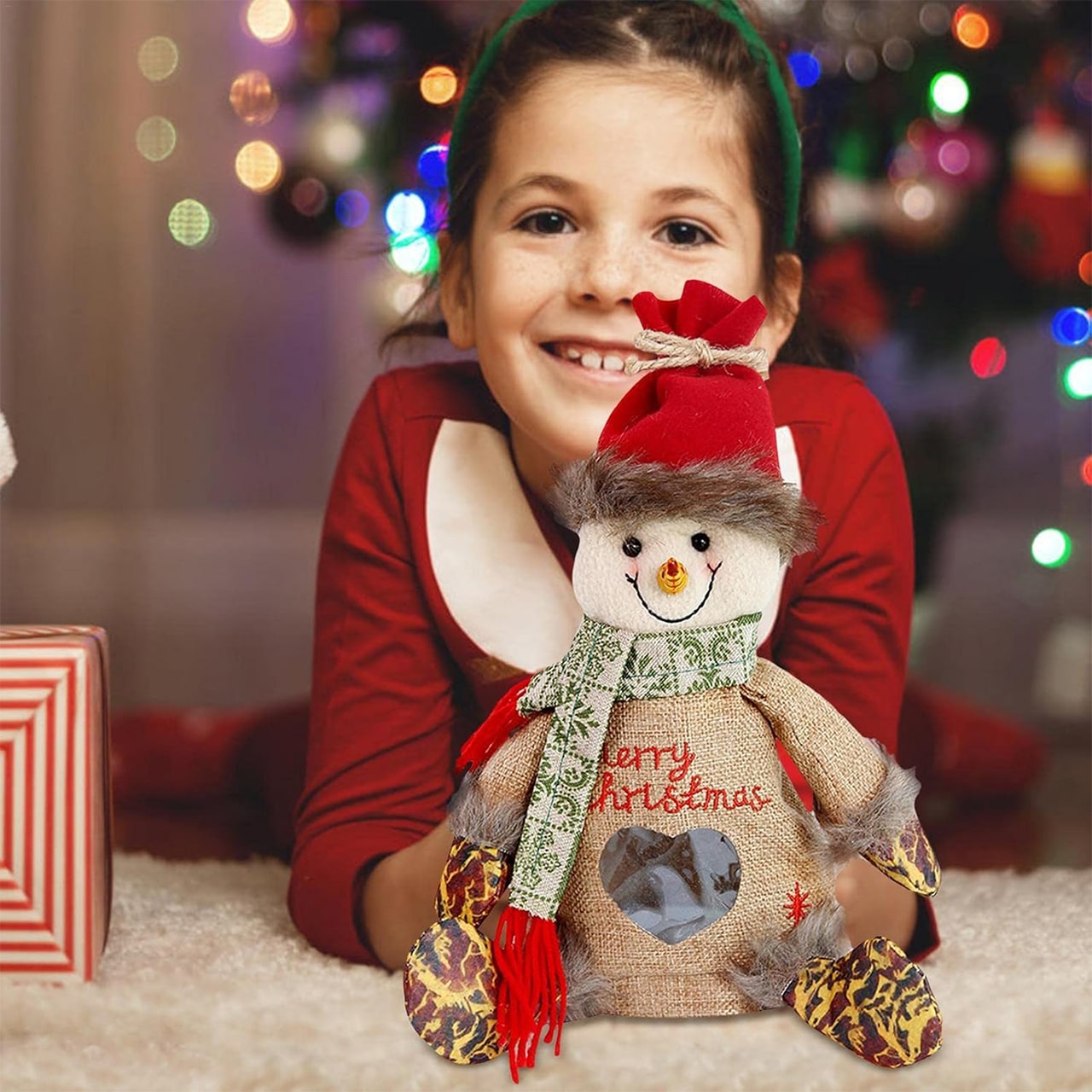 SnowMan, egy egyedi hóember alakú ajándéktáska - Image 3