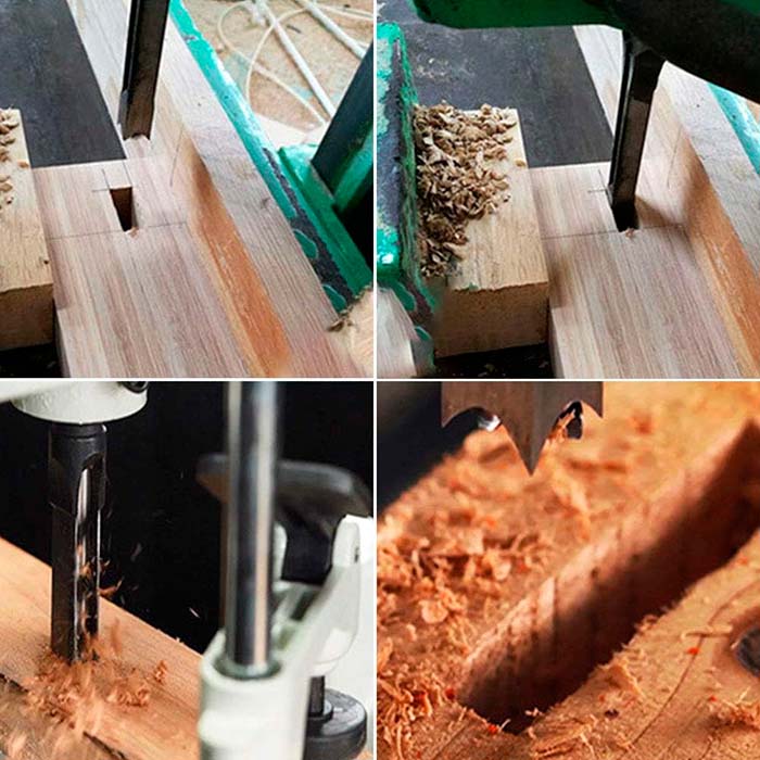 SquareDrill, fafurat fúrószárkészlet (4 szár) - Image 3