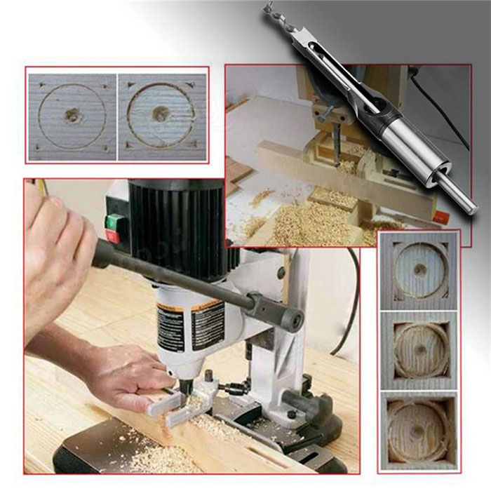 SquareDrill, fafurat fúrószárkészlet (4 szár) - Image 6