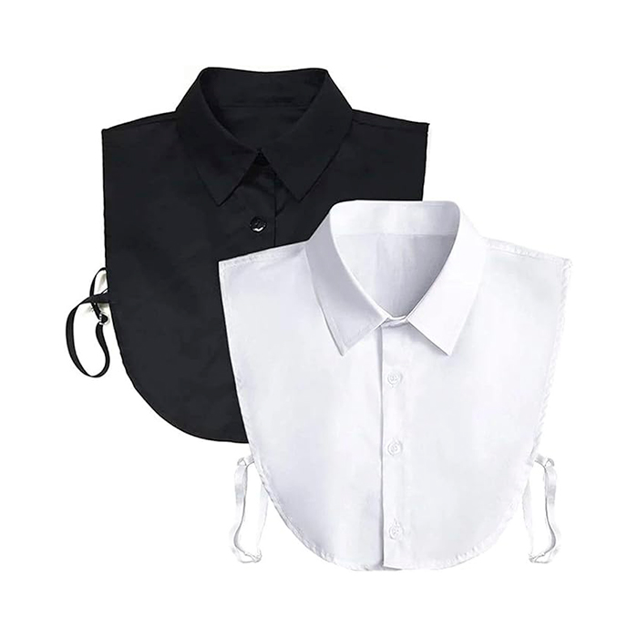 TopCollar, női ing gallér (fekete és fehér)