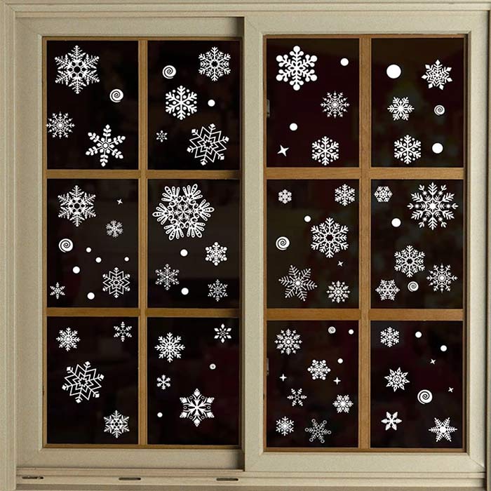 Karácsonyi ablakmatricák, WindowStickers (97 db)