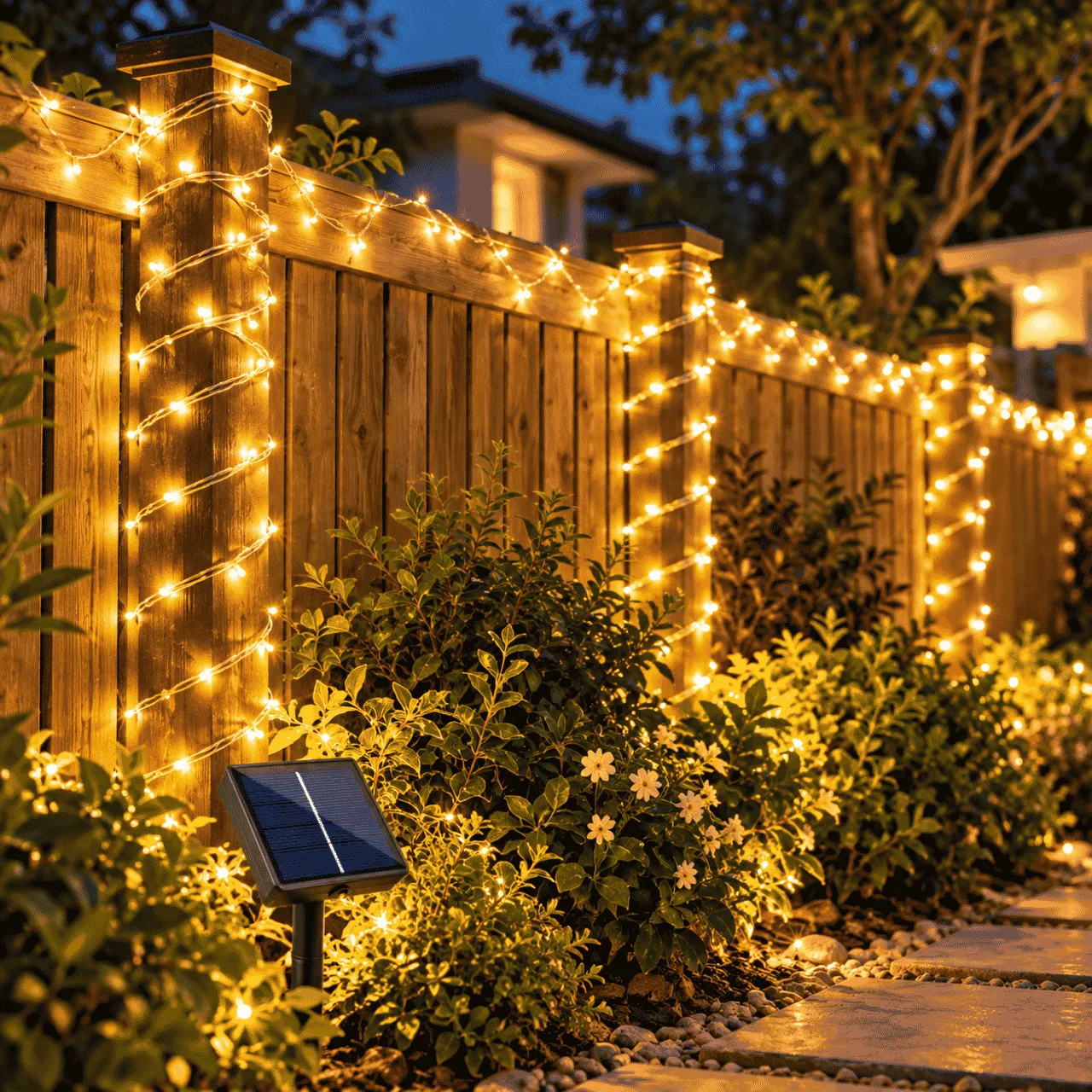 Napelemes LED fényfüzér (12 m), YardLights - Image 5